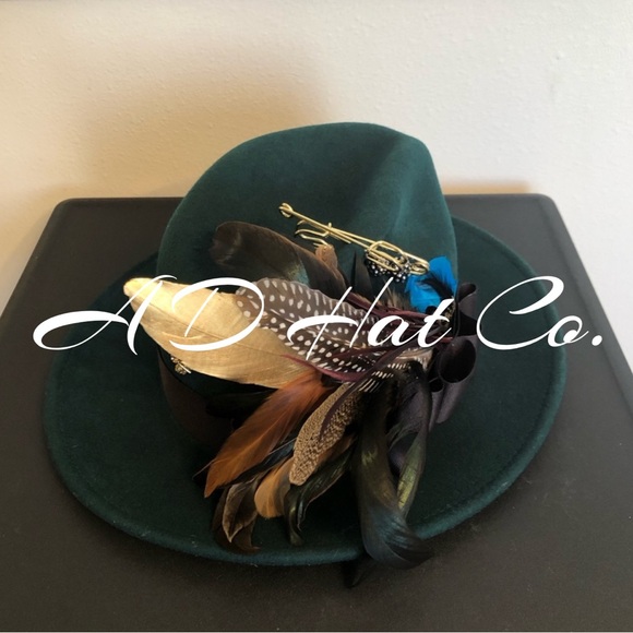 Custom-Made Felt Fedora Hat - “Pimping Ain’t Easy” - Picture 9 of 9